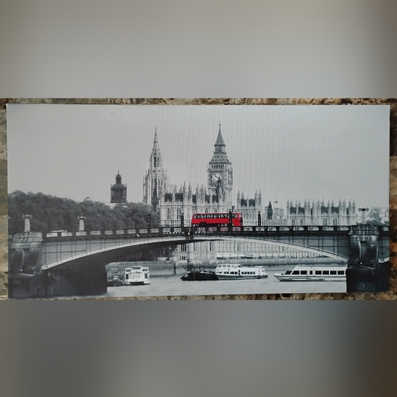Other - Red Double-Decker Bus London Art Print (10"×20")